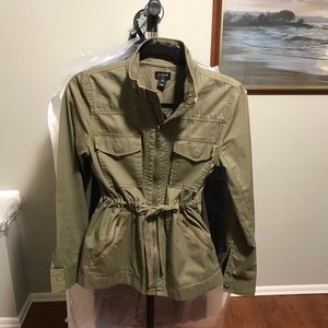 J.Crew Military Green Jacket XS